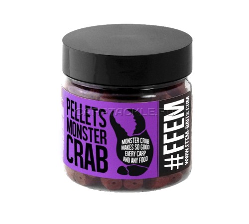 Насадочный пеллетс FFEM Hookbaits Pellets Monster Crab
